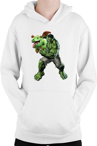 OEM Hanorac Copii Hulk Clash Royale Strategy Game Dinosaur