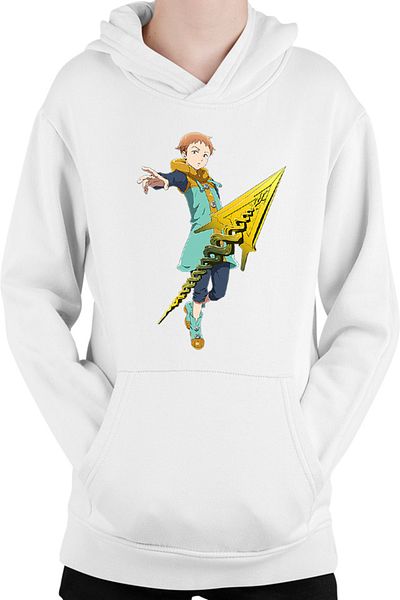 OEM Hanorac Copii Seven Deadly Sins King Polearm Strongest Anime Meme