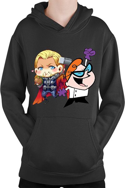 OEM Hanorac Copii Thor Dexter Cartoons Hero Genius