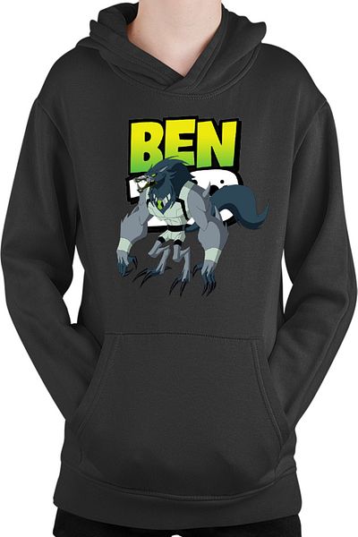 OEM Hanorac Copii Ben10 Wolf Logo Cartoon Alien