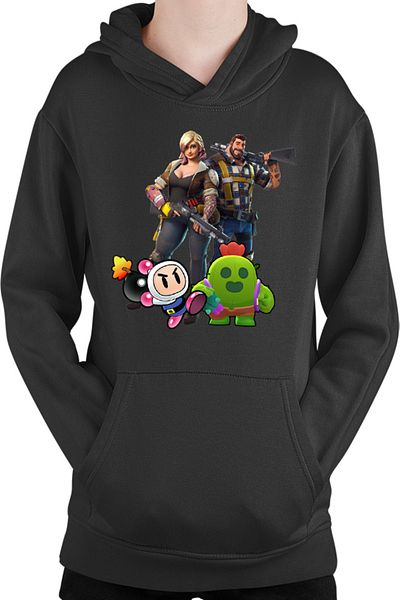 OEM Hanorac Copii Fortnite Brawl Stars Cactus Bomberman Run
