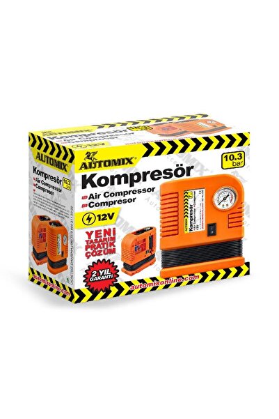 Automix 300 Psı Turuncu Kompresör 10.3 Bar