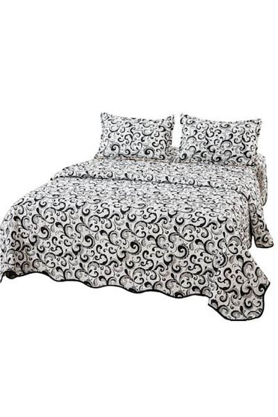 OEM Bedspread, Microfiber, 3 pieces, 2 persons, 220x240cm, Abstract Print