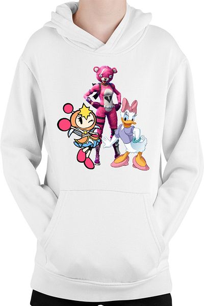 OEM Hanorac Copii Bomberman Donald Duck Daisy Fortnite Fluffly Funny