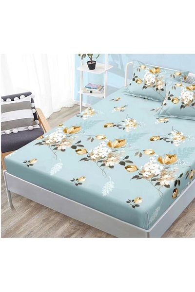 OEM Bed Cover and Pillowcases, Finet, 3 Pieces, 180x200cm, Multicolor