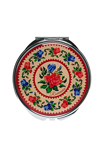 Magnetella Oglinda cosmetica, motive florale traditionale, MB144