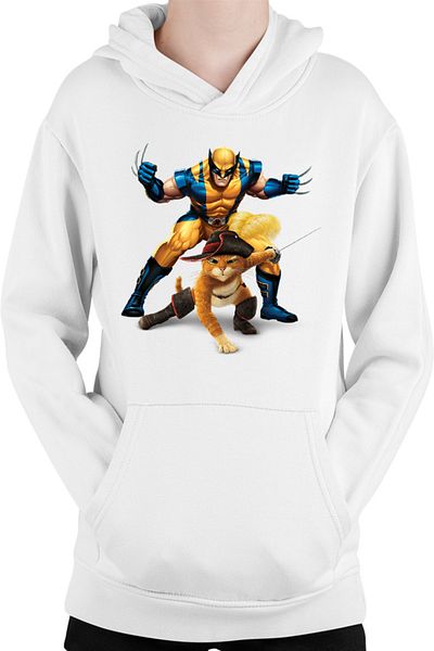 OEM Hanorac Copii Shrek Puss in the Boots Wolverine Animals Speak Universal