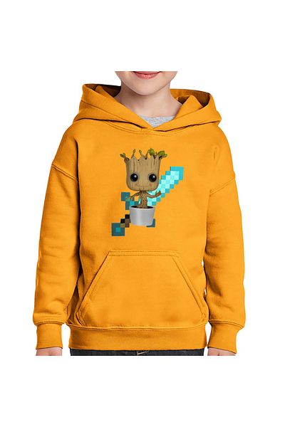 OEM Hanorac copii Baby Groot Minecraft Diamond Sword Bebe