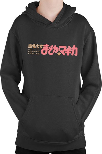 OEM Madoka Magica Logo Magic Super Powers School Kids Hoodie