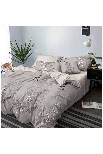 OEM Double Bed Linen, 6 pieces, 245x250 cm, Regal Print, Multicolor