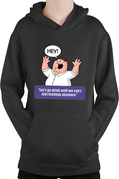 OEM Hanorac Copii Family Guy Father Stewie Telegram Sticker Quotes