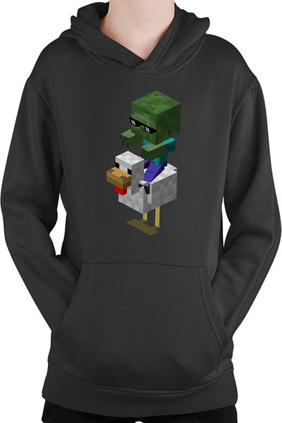 OEM Hanorac Copii Minecraft Mini Zombie Ride Chicken