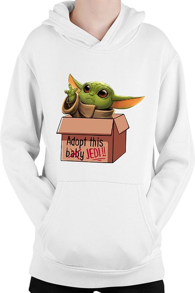 OEM Baby Yoda Adopt Alien Star Wars Kids Hoodie