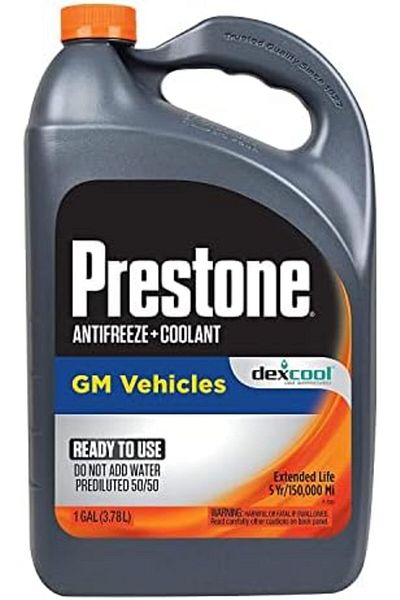 PRESTONE Orange GM Antifreeze 50/50, 3.78 Liters by