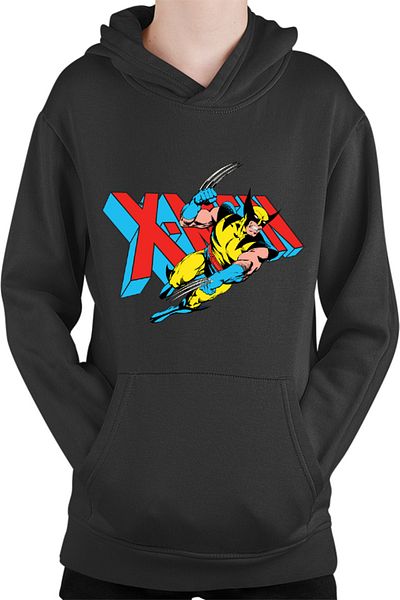 OEM Hanorac Copii X-men Logo Jump Master Mind Protect Civilians