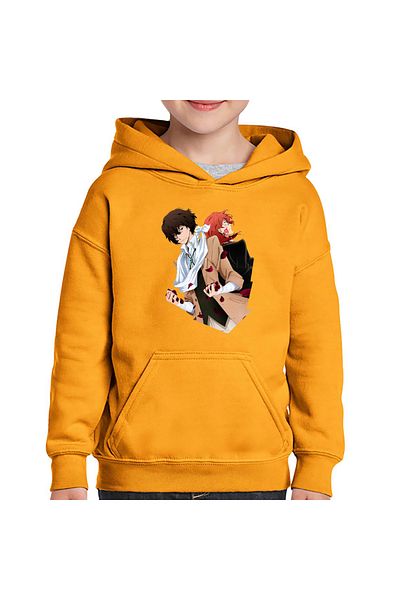OEM Bungo Stray Dogs Osamu Dazai Plush Detective Kids Hoodie