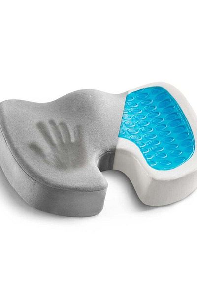 COOYA Gel Seat Cushion,Orthopedic Memory Foam,Non Slip Office and Car Seat,Includes Dust Cover