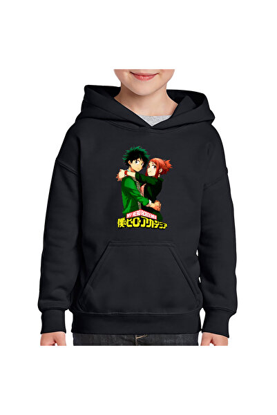 OEM Hanorac copii My Hero Academia Deku Uraraka Love Anime