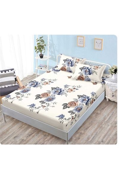 OEM Bed Cover, 2 Persons, 160x200 cm, Wildflower Pattern, Multicolor