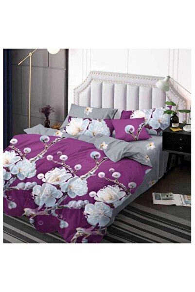 OEM Double Bedding Set, 6 Pieces, 245x250 cm, Multicolor, M9