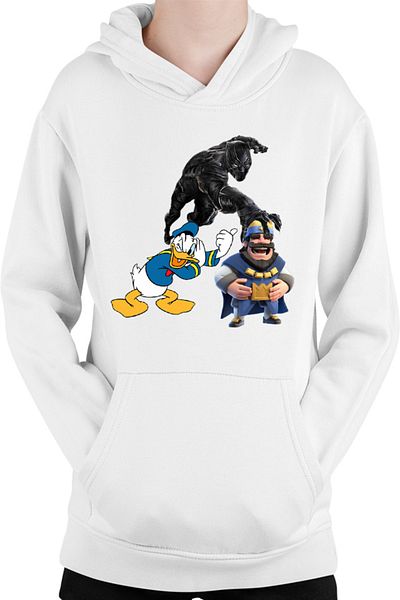 OEM Hanorac Copii Black Panter Donald Duck Brawl Stars King