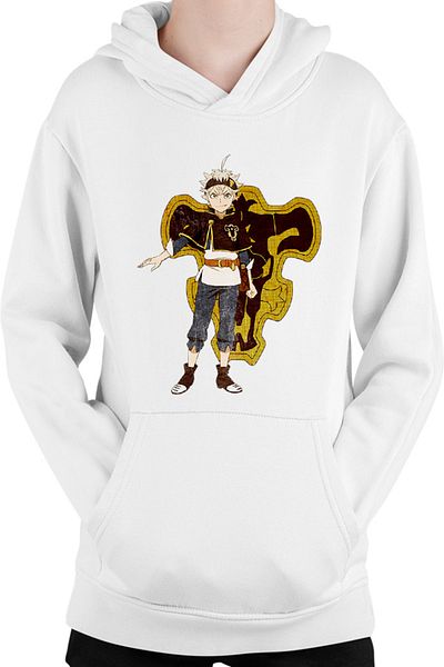 OEM Hanorac Copii Black Clover Asta Hero Shield Weapon Anime