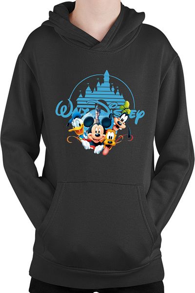 OEM Children's Sweatshirt Mickey Mouse Walt Disney Logo Castle Pluto Gooffy Minnie