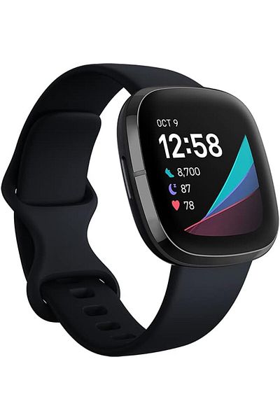 SmartWatch Sense Advanced Health with Tools for Heart Health, Stress Management & Skin Temperature