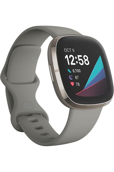 SmartWatch Sense Advanced Health with Tools for Heart Health, Stress Management & Skin Temperature