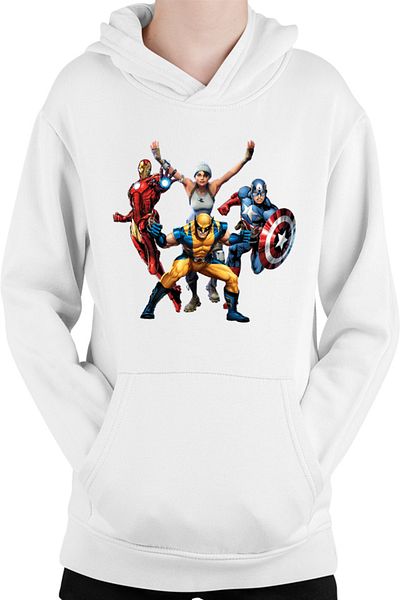 OEM Hanorac Copii Fortnite Superheroes Marvel DC Super Powers
