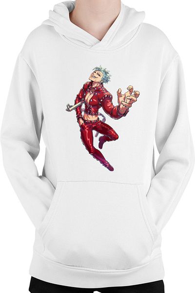 OEM Seven Deadly Sins Ban Anime Weapon Genki Kids Hoodie