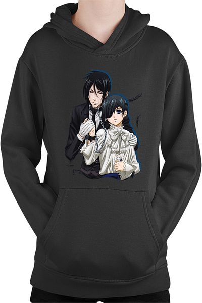 OEM Black Butler Sebi Ciel Protective Demon Revance Kids Hoodie