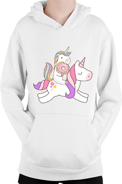 OEM Unicorn Squad Donnut Mother Childe Fly Kids Hoodie
