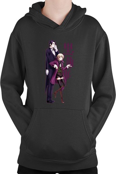 OEM Black Butler Anime Eater Claude Rival Demon Kids Hoodie