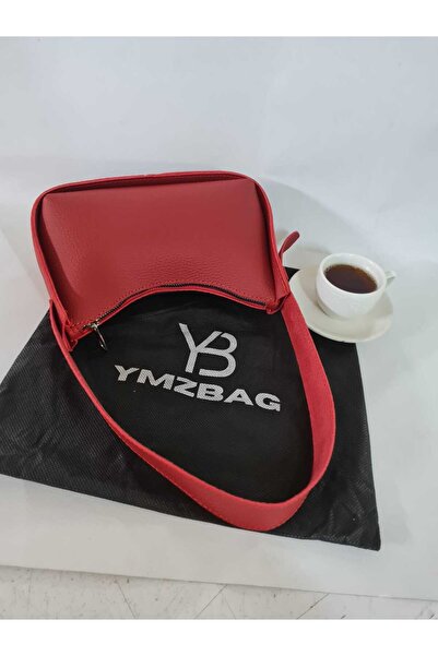 YMZBAG Red Women's Baguette Handbag