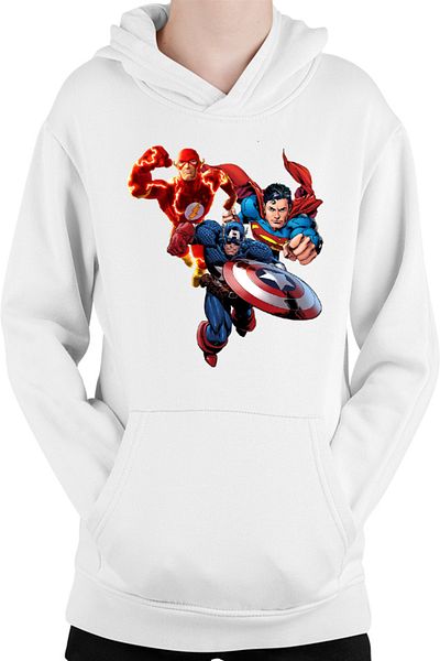 OEM Hanorac Copii Flash Captain America Superman Fly Mystery Supranatural