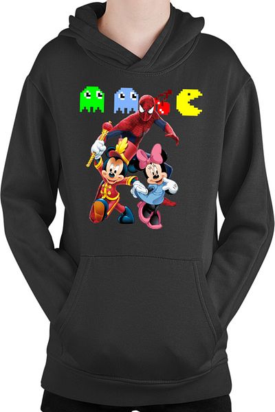 OEM Hanorac Copii Spiderman Mickey Mouse Daisy Pacman Emotes