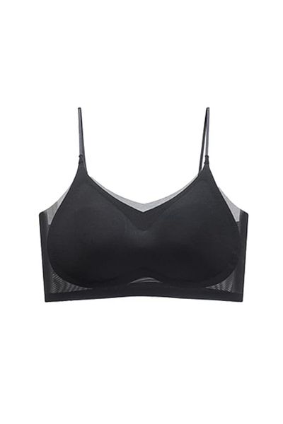 pae Breathable Ultra-Thin Lightweight Seamless Cooling Flawless Form Ice Silk Antibacterial Bra