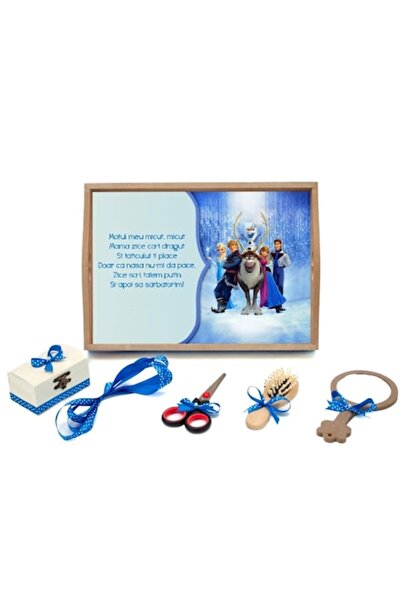 OEM Tavita mot, 6 piese, Model 'Regatul de Gheata', 35x20cm, Multicolor