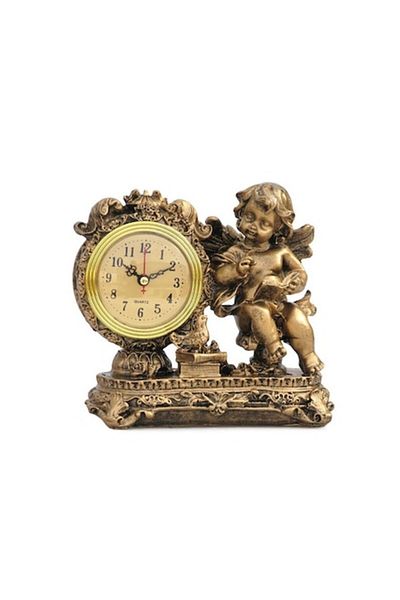 OEM Statueta inger cu ceas, 20 x 17 cm