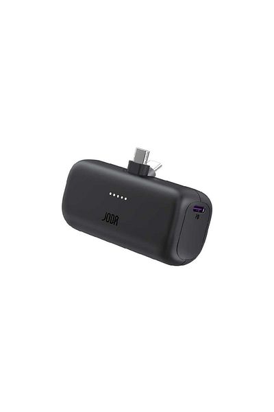 Joda PICO 5 PD 5000mAh Power Bank with Built-in Type-C Charger and Type-C Port - Black
