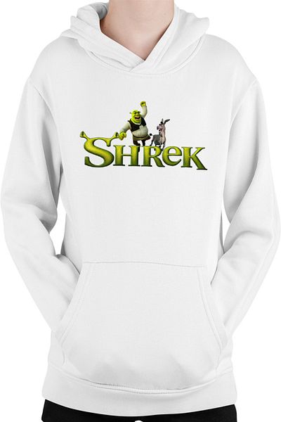 OEM Kids Hoodie Shrek Logo Monster Donkey Animal Gnome Medieval