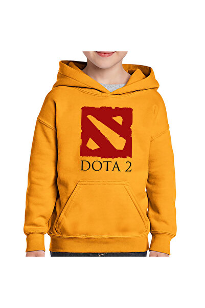 OEM Παιδική μπλούζα με κουκούλα με λογότυπο Dota 2 και έμβλημα Defense of the...