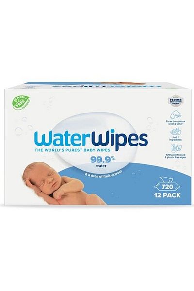 WaterWipes Șervețele umede pentru bebeluși, 12 pachete x 60 buc, 720 buc