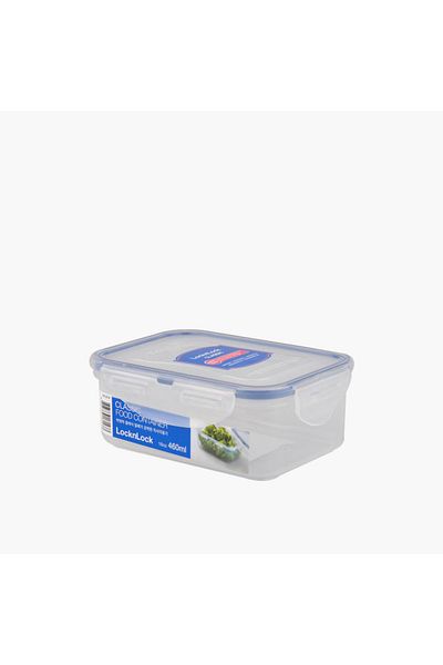 locknlock Rectangular Food Container with Clip-On Lid - 460 ml