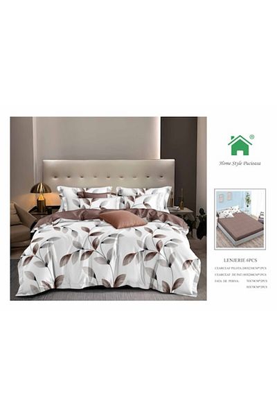 OEM Double Bed Linen Set, 6 Pieces, 2 Persons, 180x200 cm, Multicolor, M25
