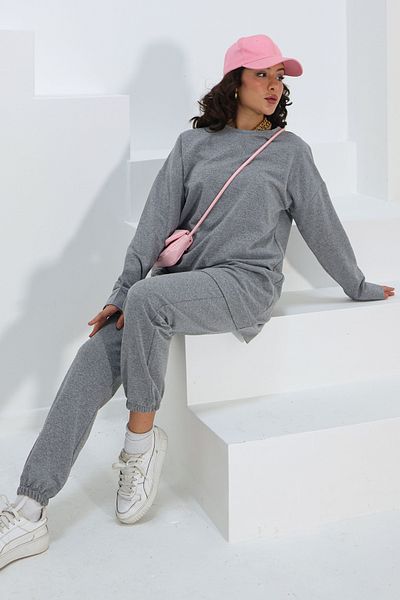 TOFİSA Tracksuit Set Smoked - 27389