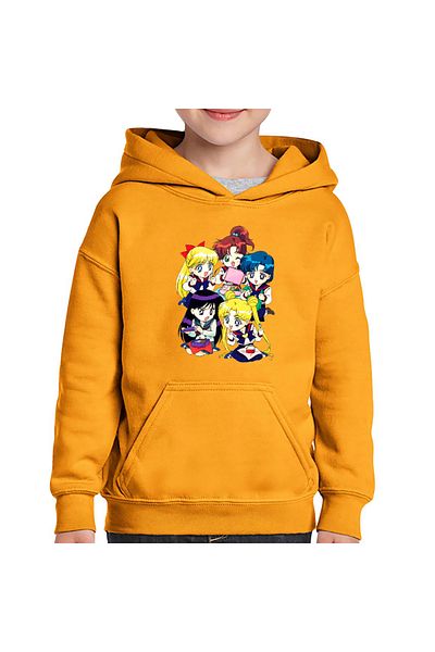 OEM Hanorac copii Sailor Moon 5 Crew Gang Chibi Bebe Anime