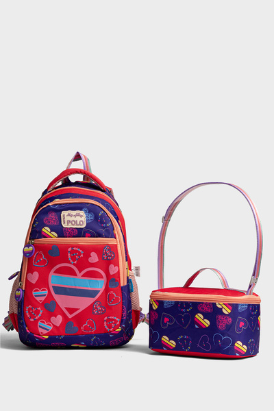 Go Veform Set de 2 ghiozdane și cutie de prânz – Design rezistent la apă, sus...