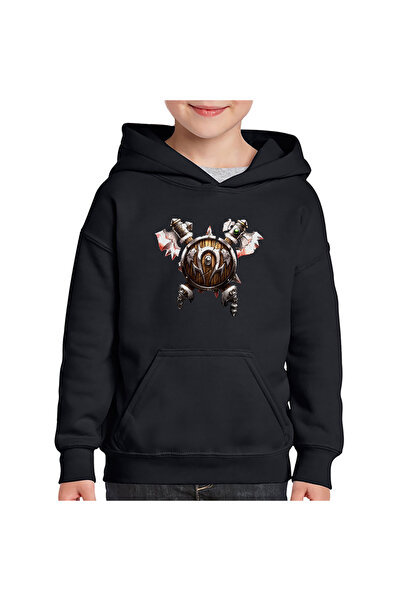 OEM Παιδική μπλούζα φούτερ World of Warcraft Orc Race Crest WoW